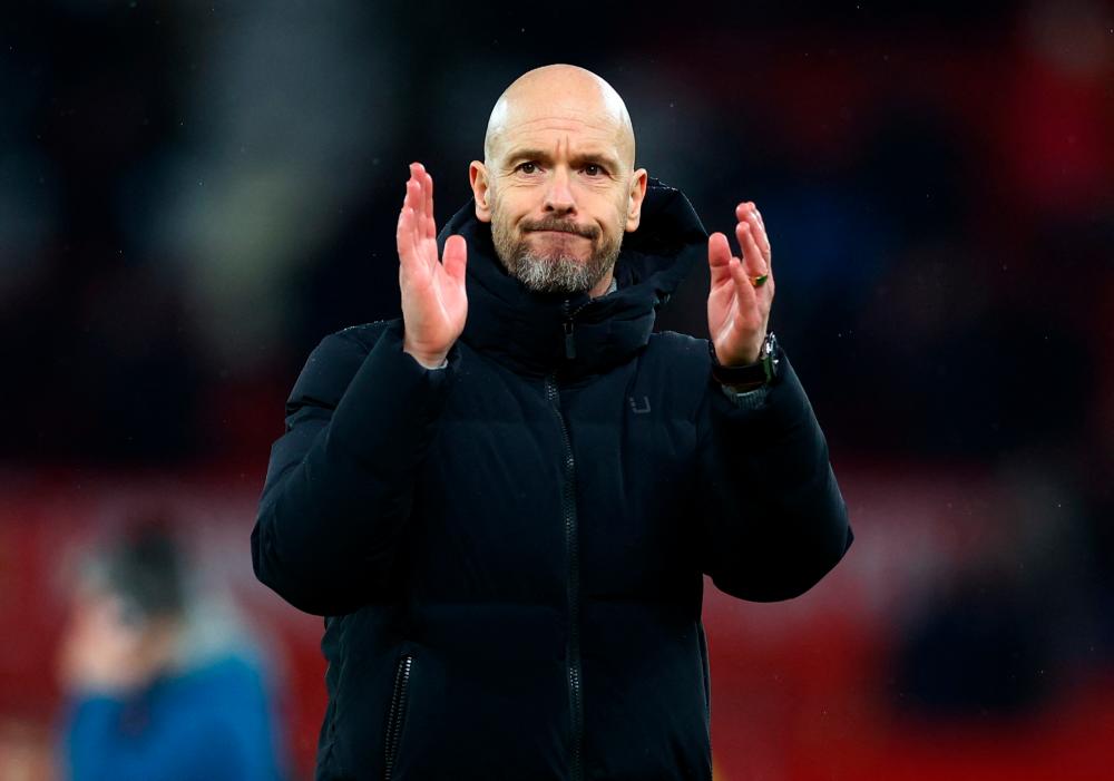 Manchester United manager Erik ten Hag. – REUTERSPIX