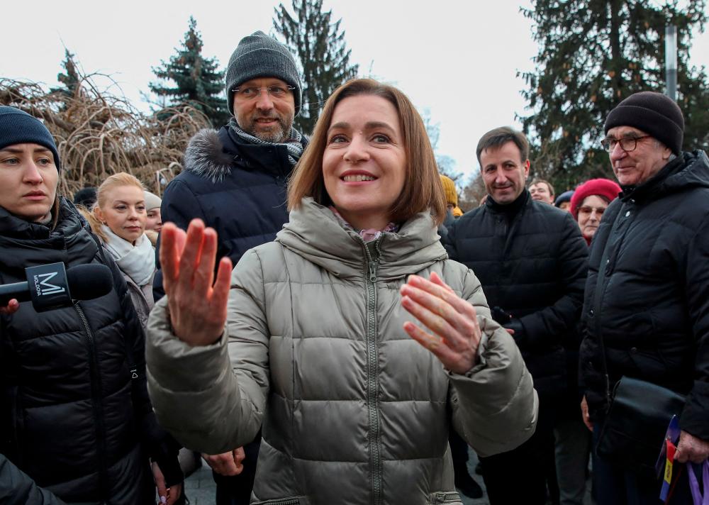 Moldovan President, Maia Sandu - REUTERSPIX