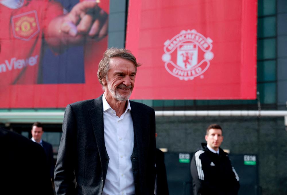 FILE PHOTO: Ineos chairman Jim Ratcliffe is pictured at Old Trafford in Manchester, Britain, March 17, 2023 - REUTERSPIX