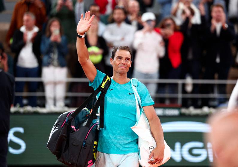 Tennis - French Open - Roland Garros, Paris, France - May 27, 2024Spain's Rafael Nadal waves to the crowd as he leaves the court after losing his first round match against Germany's Alexander Zverev - REUTERSPIX