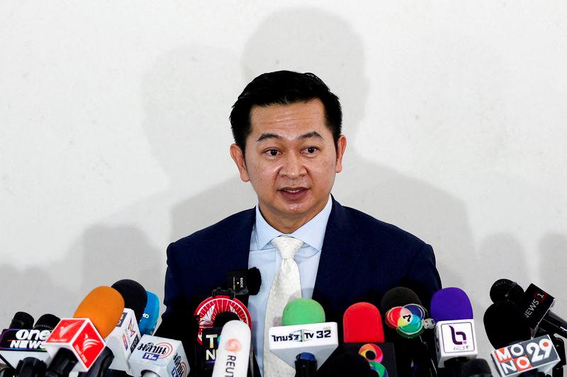 Former Thai Prime Minister Thaksin Shinawatra's lawyer Winyat Chartmontri speaks to the press after Thailand's attorney general indictment over Thaksin Shinawatra’s royal insult case from his interview nine years ago, in Bangkok, Thailand, May 29, 2024. - REUTERSPIX