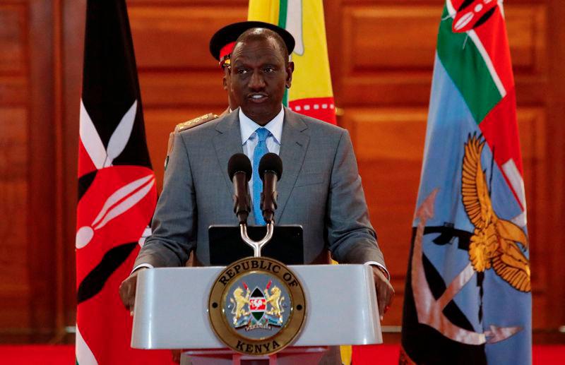Kenya’s President William Ruto speaks at a press conference after police officers shot protesters demonstrating against Kenya’s proposed finance bill 2024/2025 in Nairobi - REUTERSpix