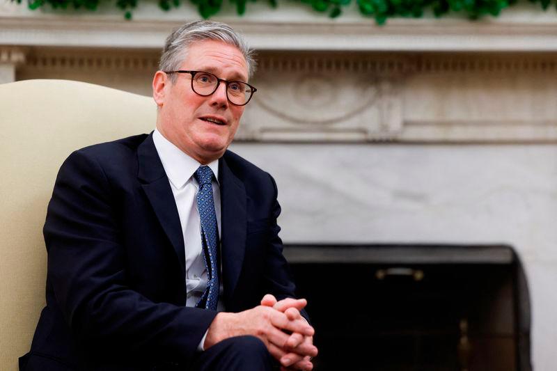 Britain’s new Prime Minister Keir Starmer speaks during a bilateral meeting with U.S. President Joe Biden - REUTERSpix