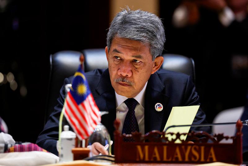 Malaysia's Foreign Minister Mohamad Hasan attends the 57th ASEAN Foreign Ministers' Meeting at National Convention Center, in Vientiane, Laos, July 26, 2024. - REUTERSpix
