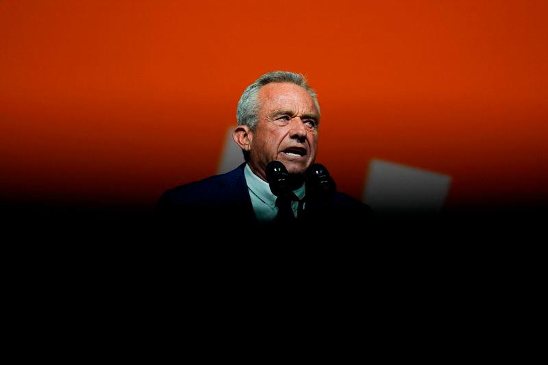 Independent U.S. presidential candidate Robert F. Kennedy Jr speaks at Bitcoin 2024 in Nashville - REUTERSpix