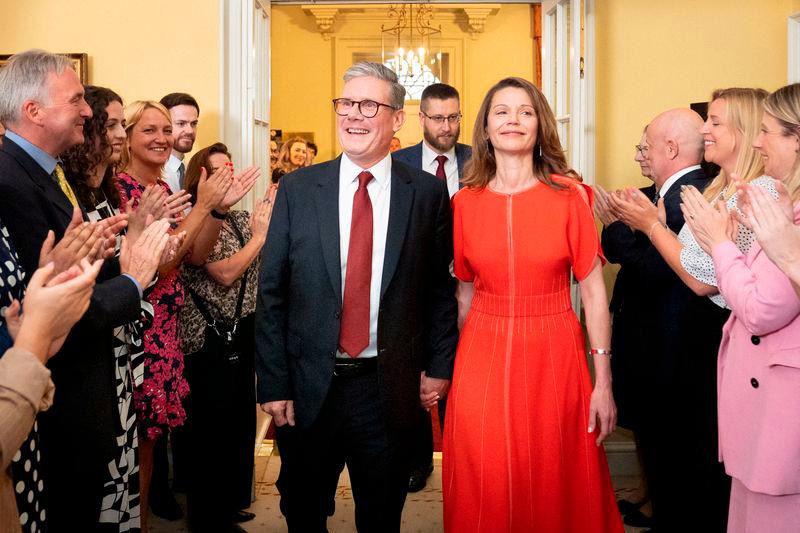 Prime Minister Sir Keir Starmer and his wife Victoria Starmer - REUTERSpix