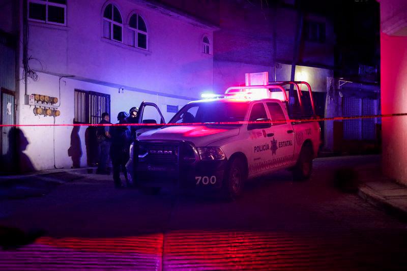 Mexican security forces respond at the scene where Alejandro Arcos, mayor of Chilpancingo, was killed, in Chilpancingo, Guerrero, Mexico October 6, 2024. - REUTERSPIX