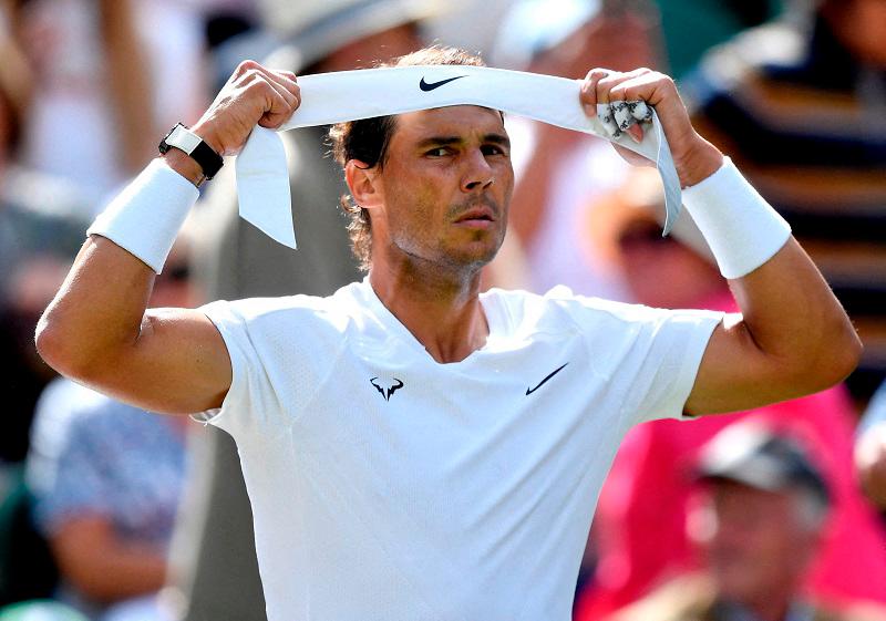 Tennis - Wimbledon - All England Lawn Tennis and Croquet Club, London, Britain - June 28, 2022 Spain’s Rafael Nadal during his first round match against Argentina’s Francisco Cerundolo. - REUTERS/Toby Melville/File Photo