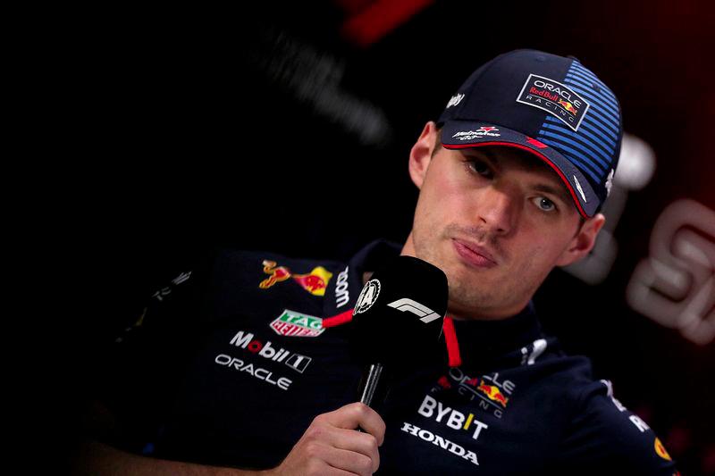 Formula One F1 - Sao Paulo Grand Prix - Autodromo Jose Carlos Pace, Sao Paulo, Brazil - October 31, 2024Red Bull's Max Verstappen during the press conference - REUTERSPIX