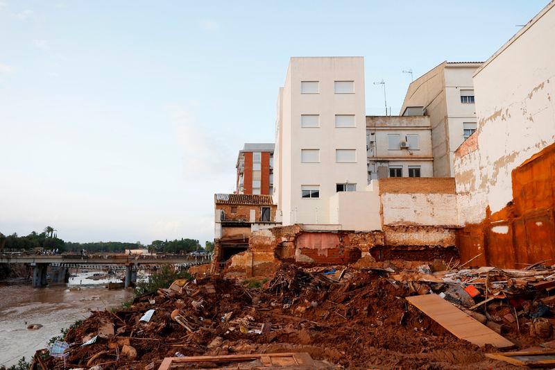 Mud and debris following heavy rains that caused floods, in Paiporta, near Valencia, Spain, November 4, 2024. Reuterspix