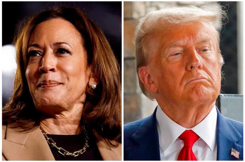 Democratic presidential nominee and U.S. Vice President Kamala Harris and Republican presidential nominee and former U.S. President Donald Trump - REUTERSpix