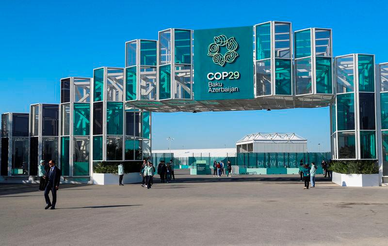 A view shows the venue of the United Nations climate change conference, known as COP29, during a media tour ahead of the summit beginning in Baku, Azerbaijan - REUTERSpix