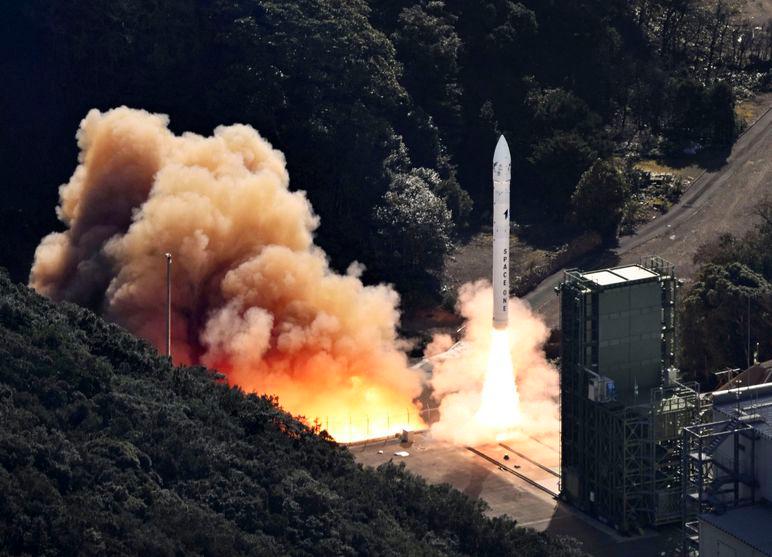 Japan's Space One's small, solid-fueled Kairos rocket lifts off at Space One's launching pad on the tip of Kii peninsula in Kushimoto town, Wakayama prefecture, Japan December 18, 2024, in this photo taken by Kyodo.- REUTERSPIX