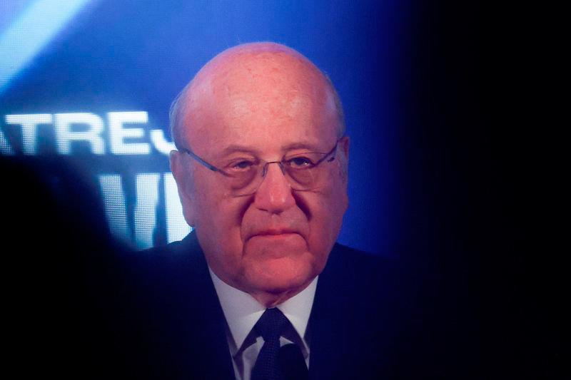 Lebanon's caretaker Prime Minister Najib Mikati attends the political festival Atreju, organised by Italian Prime Minister Giorgia Meloni's Brothers of Italy (Fratelli d'Italia) right-wing party, in Rome, Italy, December 14, 2024. - REUTERSPIX