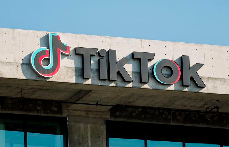 TikTok logo is pictured on the U.S. headquarters of the social media company in Culver City, California - REUTERSpix