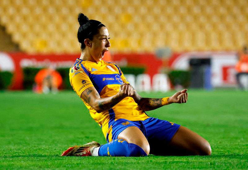 For representational purposes - a female football player, Jenni Hermoso. REUTERSpix