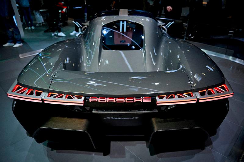 A Porsche Mission X is displayed ahead of the official opening of the 2023 Munich Auto Show IAA Mobility, in Munich, Germany, Sept 4, 2023. REUTERSpix