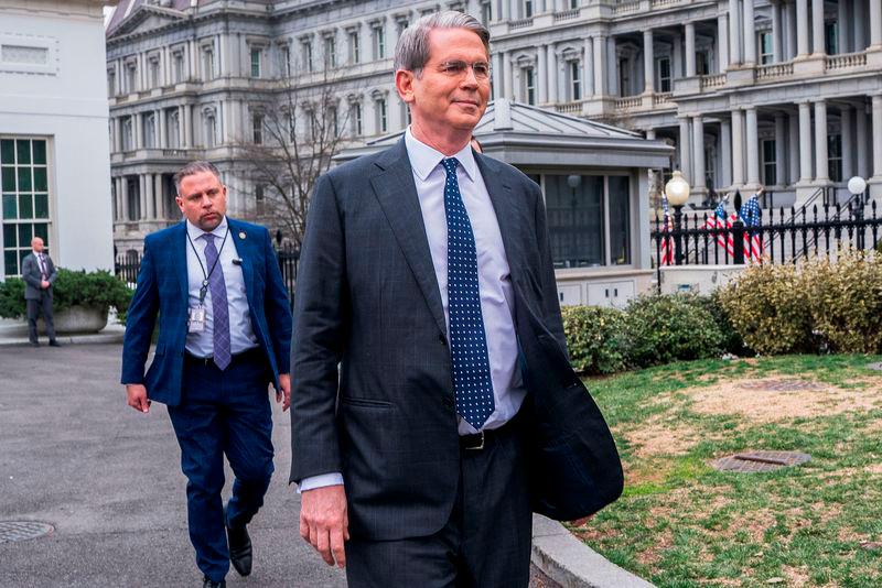 The United States Secretary of the Treasury Scott Bessent walks near the White House in Washington, D.C. REUTERSpix