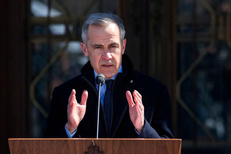 Canada’s Prime Minister Mark Carney announces a federal election, after his meeting at Rideau Hall with Governor General Mary Simon to dissolve parliament, in Ottawa - REUTERSpix