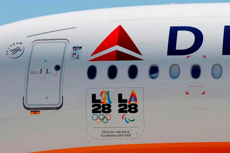 LA28 logo. RETUTERSpix
