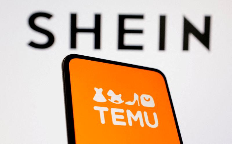 FILEpix: Shein and Temu logos are seen in this illustration taken August 22, 2024. REUTERSpix