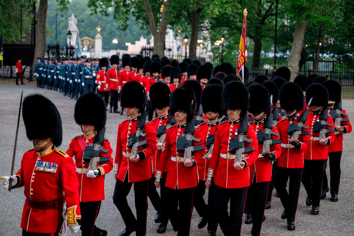 For visual purposes only- WW2 Anniversary parade rehearsal. REUTERSpix