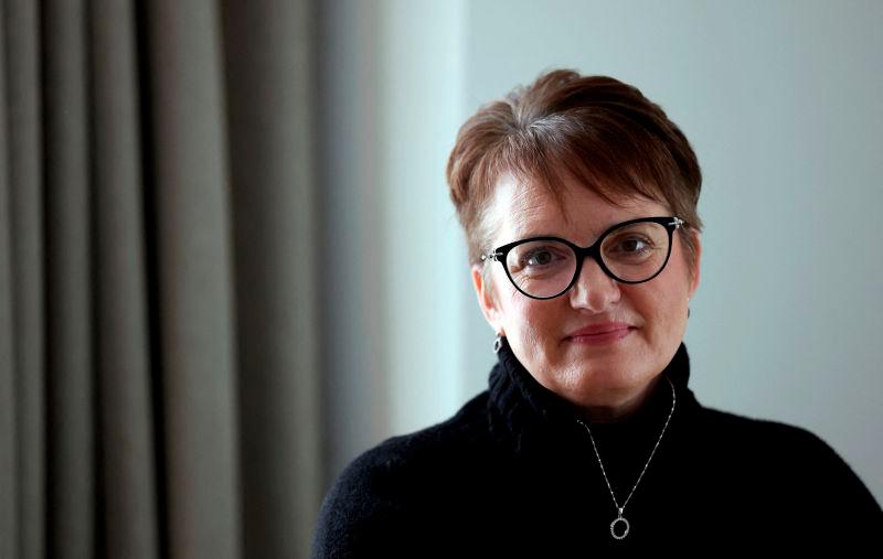 Wendy Newman, an American citizen who is considering settling in Britain after Donald Trump’s re-election, poses for a photograph at her home in London, Britain, March 25, 2025. REUTERSpix
