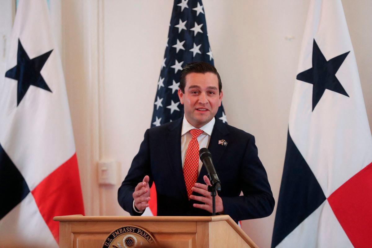 U.S. Ambassador to Panama Kevin Marino Cabrera speaks during a news conference in Panama City, Panama May 8, 2025. REUTERSpix