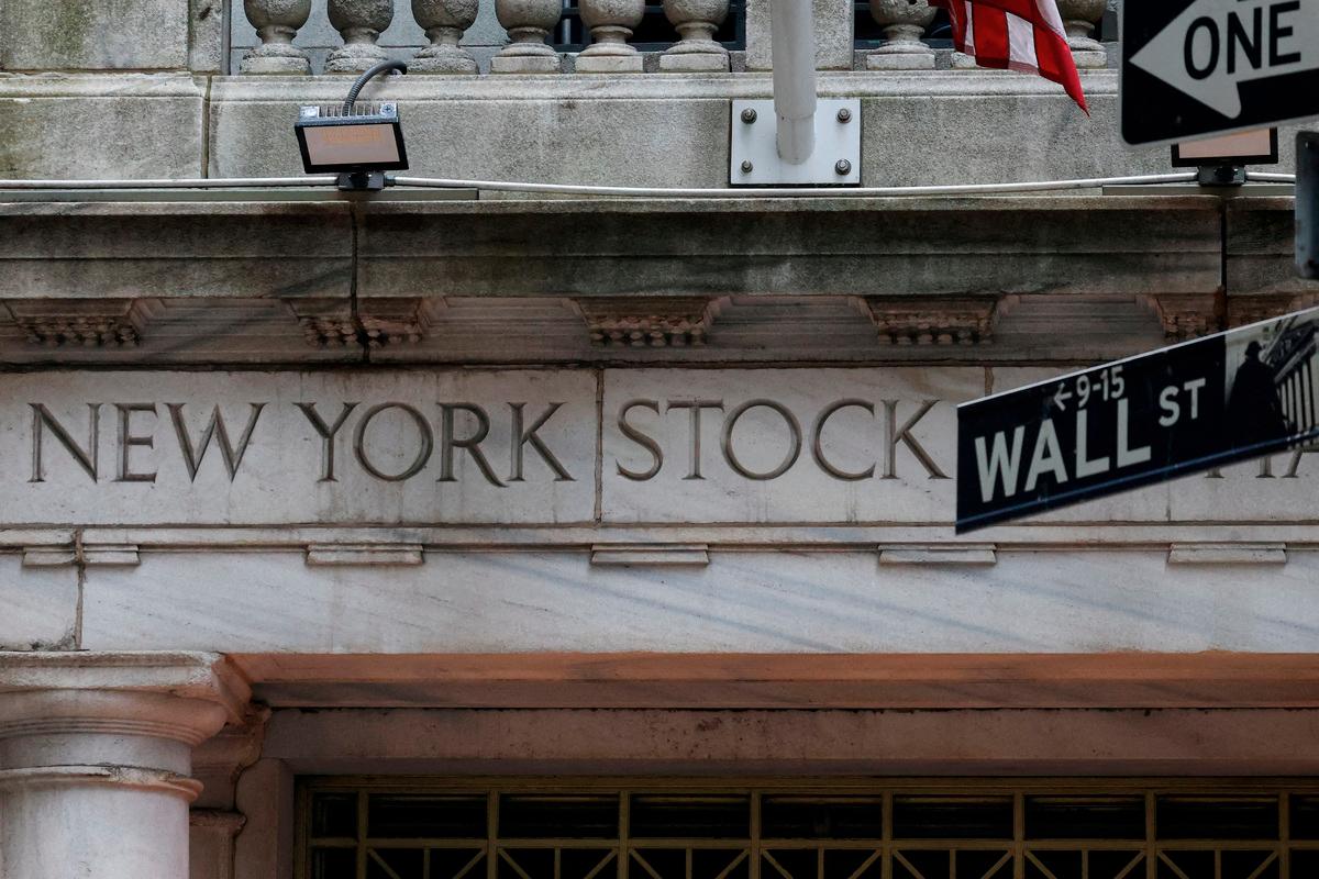 A view shows the New York Stock Exchange (NYSE) Wall Street entrance in New York City, U.S. - REUTERSpix