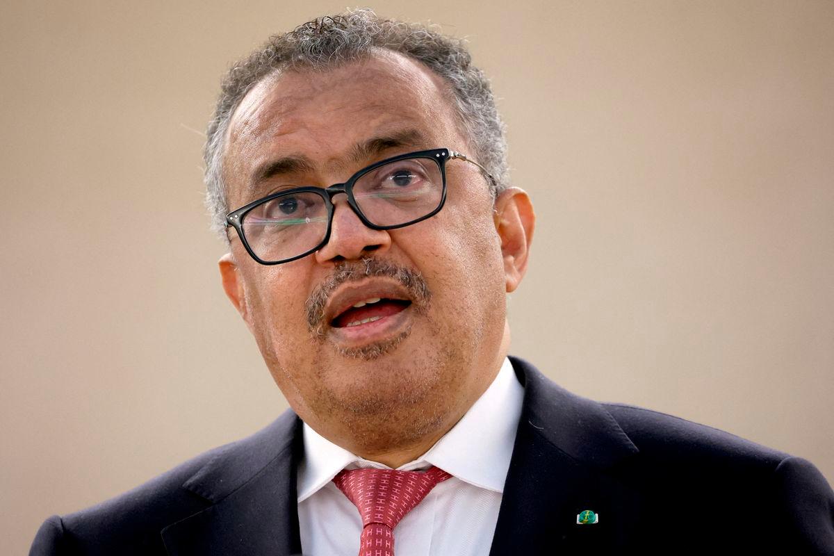 Tedros Adhanom Ghebreyesus, Director-General of the World Health Organization (WHO).REUTERSpix