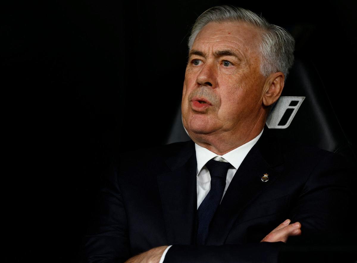 Real Madrid coach Carlo Ancelotti before the match. REUTERSpix