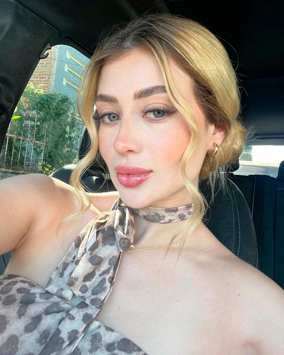 Mexican social media influencer, Valeria Marquez, 23, who was brazenly shot to death during a TikTok livestream in the beauty salon where she worked in the city of Zapopan, looks on in this picture obtained from social media. @v___marquez/via Instagram/via REUTERSpix