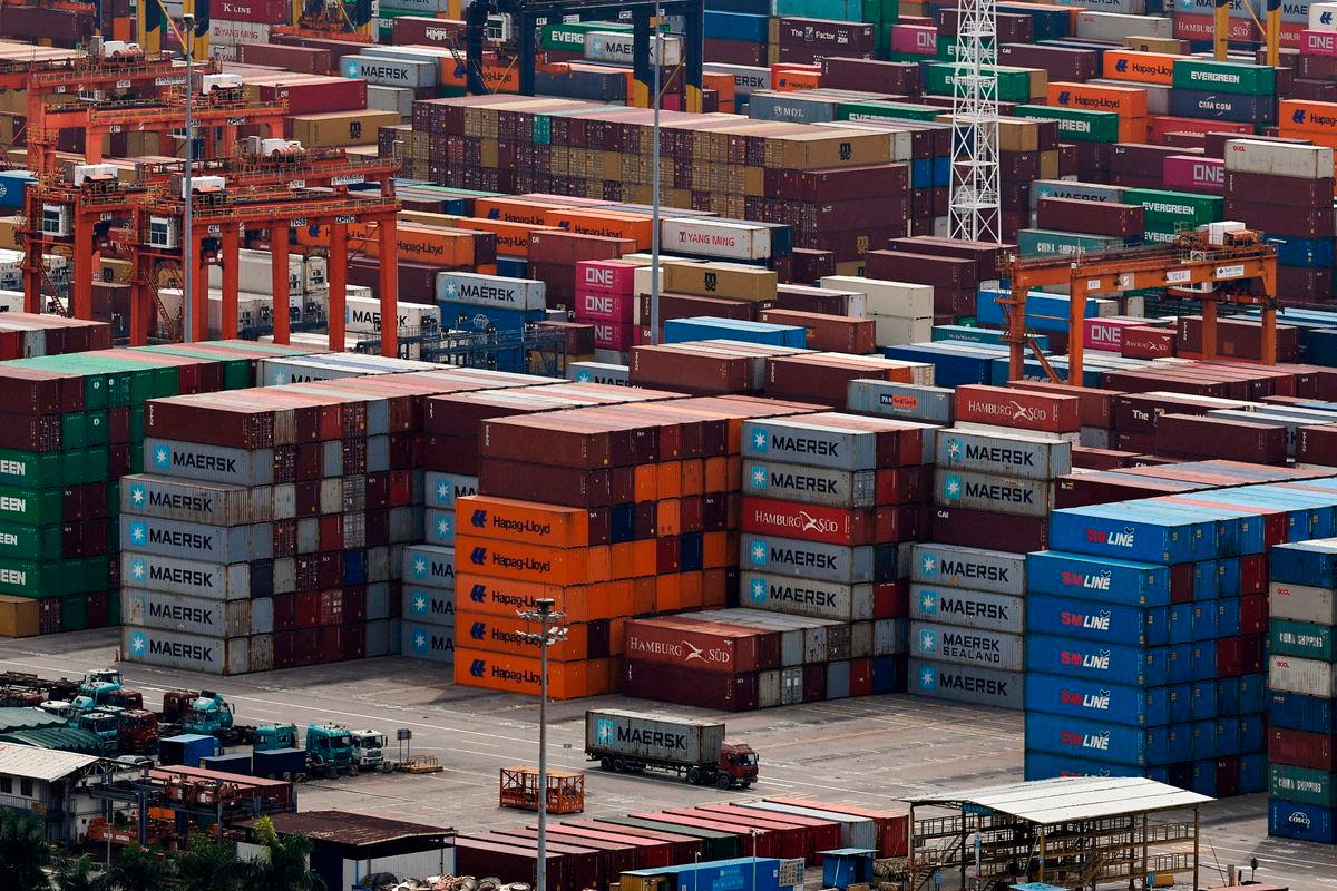 A truck carrying a container moves at the Yantian port in Shenzhen, Guangdong province, China April 17, 2025. REUTERSpix