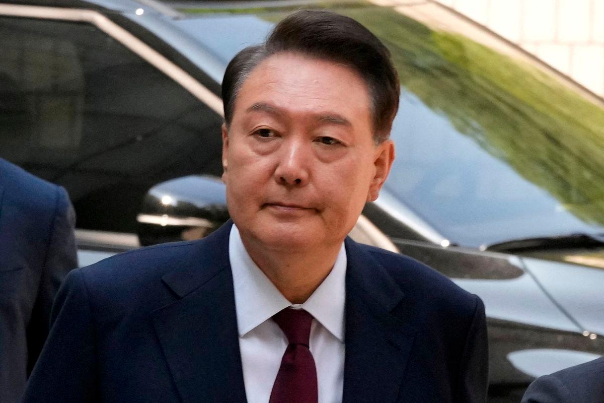 South Korea’s ousted President Yoon Suk Yeol, who is facing charges of orchestrating a rebellion when he declared martial law, arrives to attend his trial at the Seoul Central District Court in Seoul, South Korea, Monday, May 12, 2025. REUTERSpix
