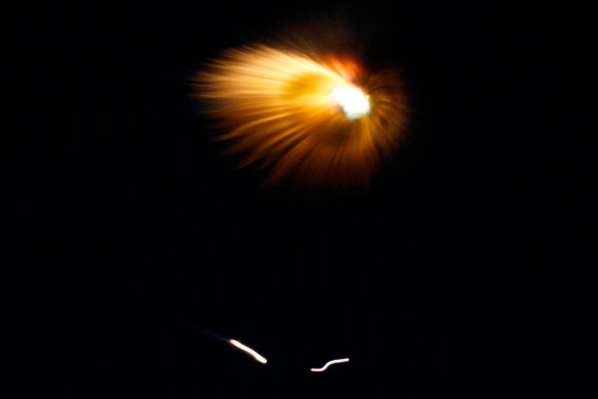 The interception of a missile, that the Israeli military said to have been fired from Yemen, is seen from the city of Ashkelon, Israel, May 18, 2025. REUTERSpix