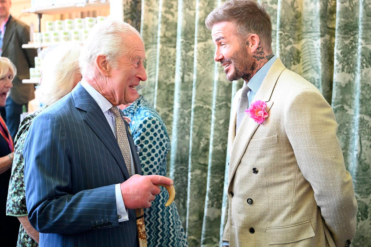 King Charles (left) and David Beckham– REUTERSPIC