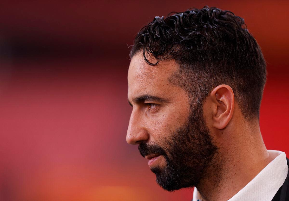 Manchester United manager Ruben Amorim during the stadium walk around REUTERSpix