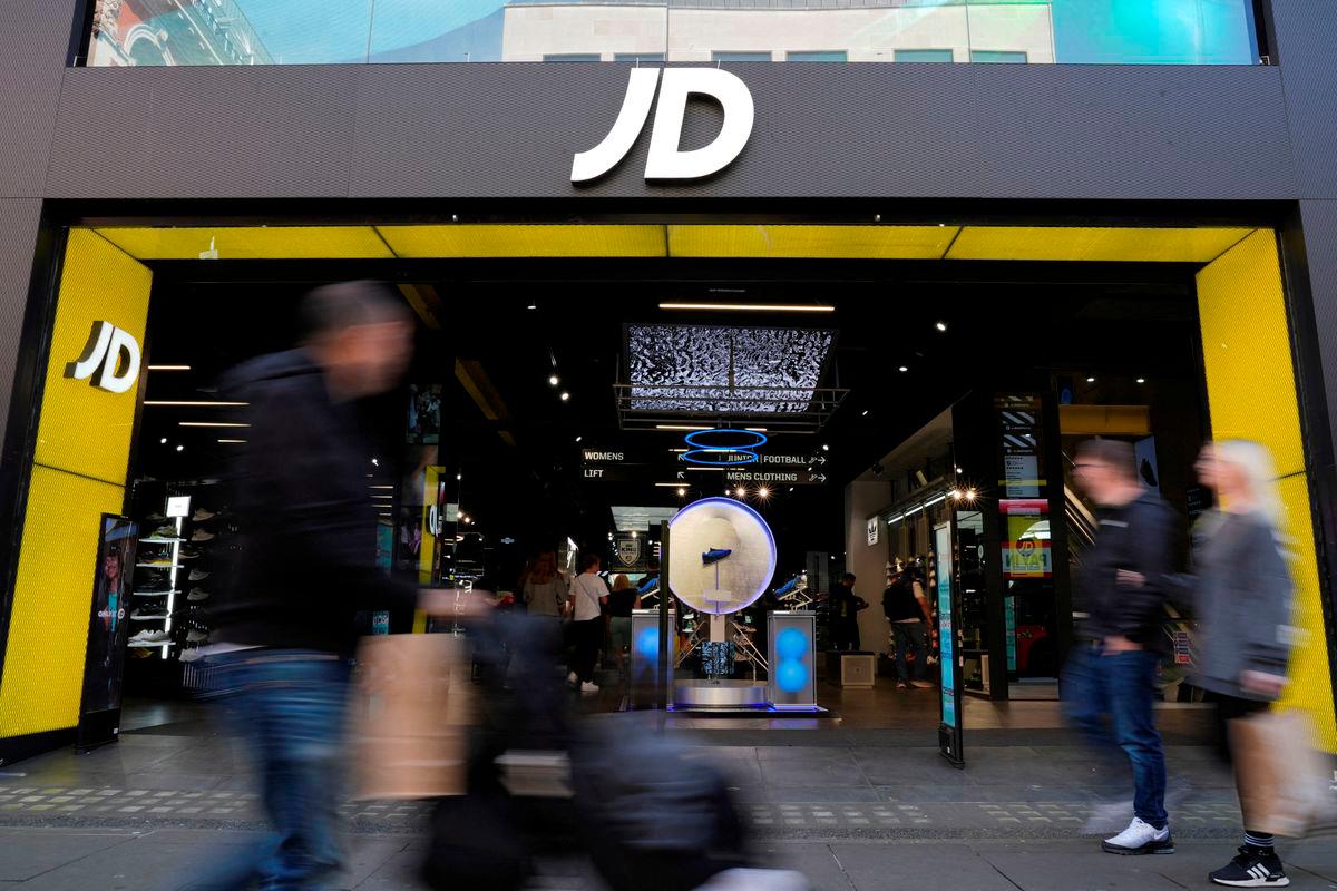 A branch of JD Sports is seen on a high street in London, Britain April 4, 2025. REUTERSpix