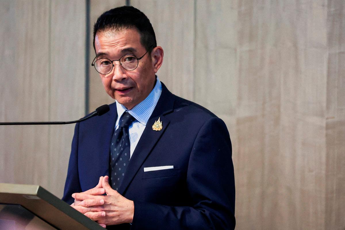 Thailand’s Foreign Minister Maris Sangiampongsa speaks during a press conference following a 6-Country informal consultation, comprising Bangladesh, China, India, Lao PDR, Myanmar, and Thailand on the situation in Myanmar, in Bangkok, Thailand, December 19, 2024. - REUTERSpix