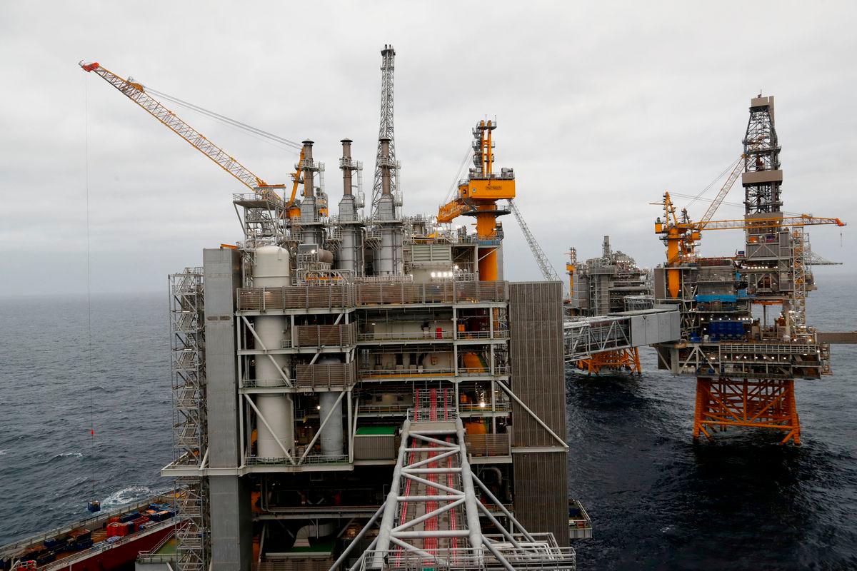 For representational purposes only. An oil platform in the North Sea. REUTERSpix