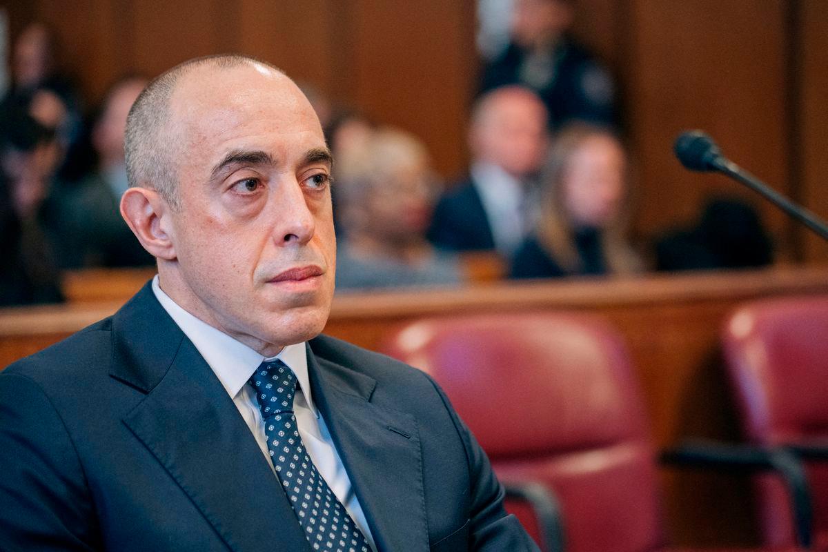 Emil Bove, attorney for former US President Donald Trump, attends at Manhattan criminal court in New York, US, on Friday, Jan. 10, 2025. REUTERSpix
