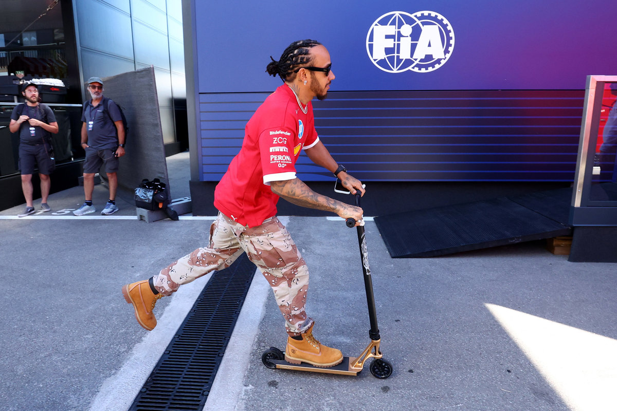 Formula One F1 - Spanish Grand Prix - Circuit de Barcelona-Catalunya, Barcelona, Spain - May 29, 2025 Ferrari’s Lewis Hamilton ahead of the Spanish Grand Prix. - REUTERSpix