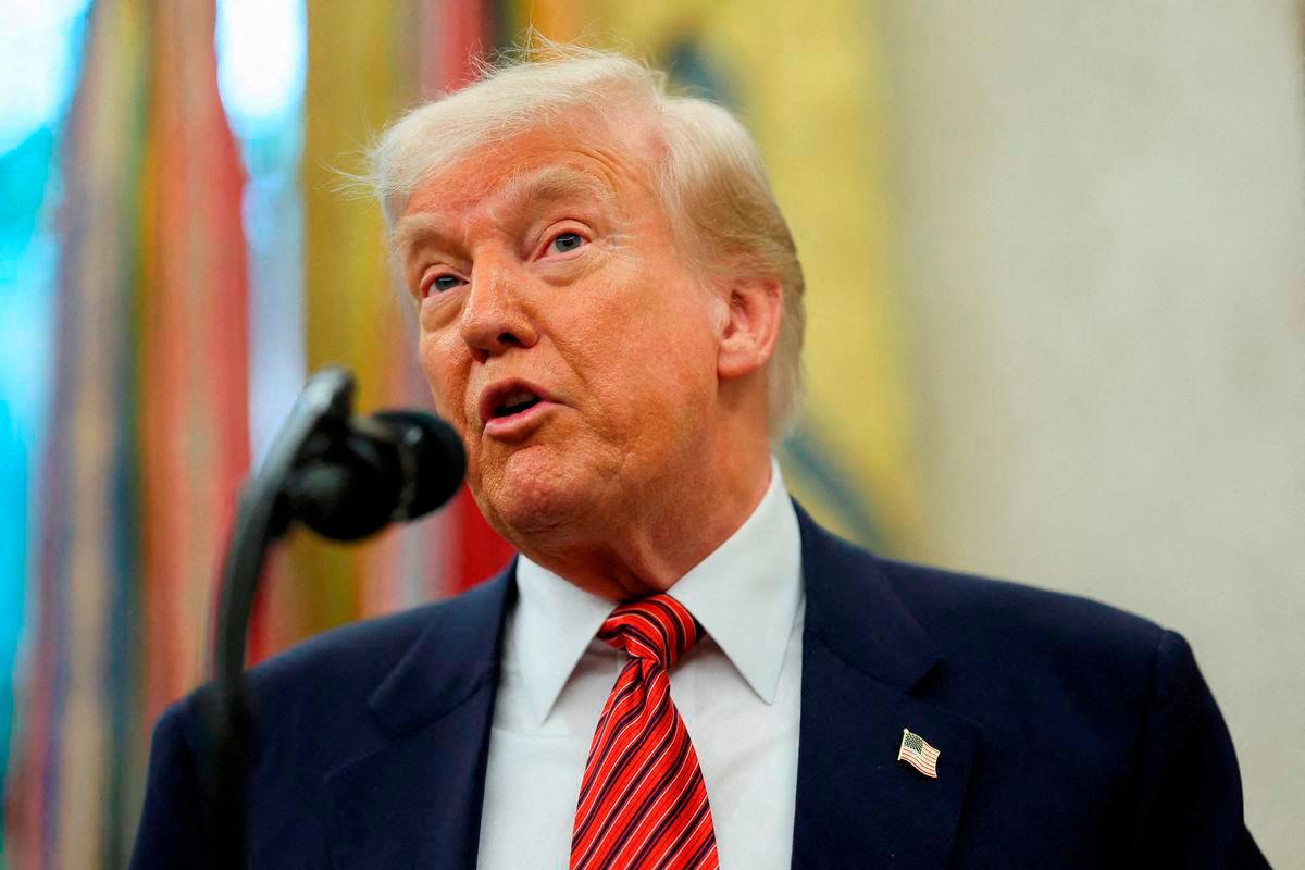 US President Donald Trump - Photo by REUTERS