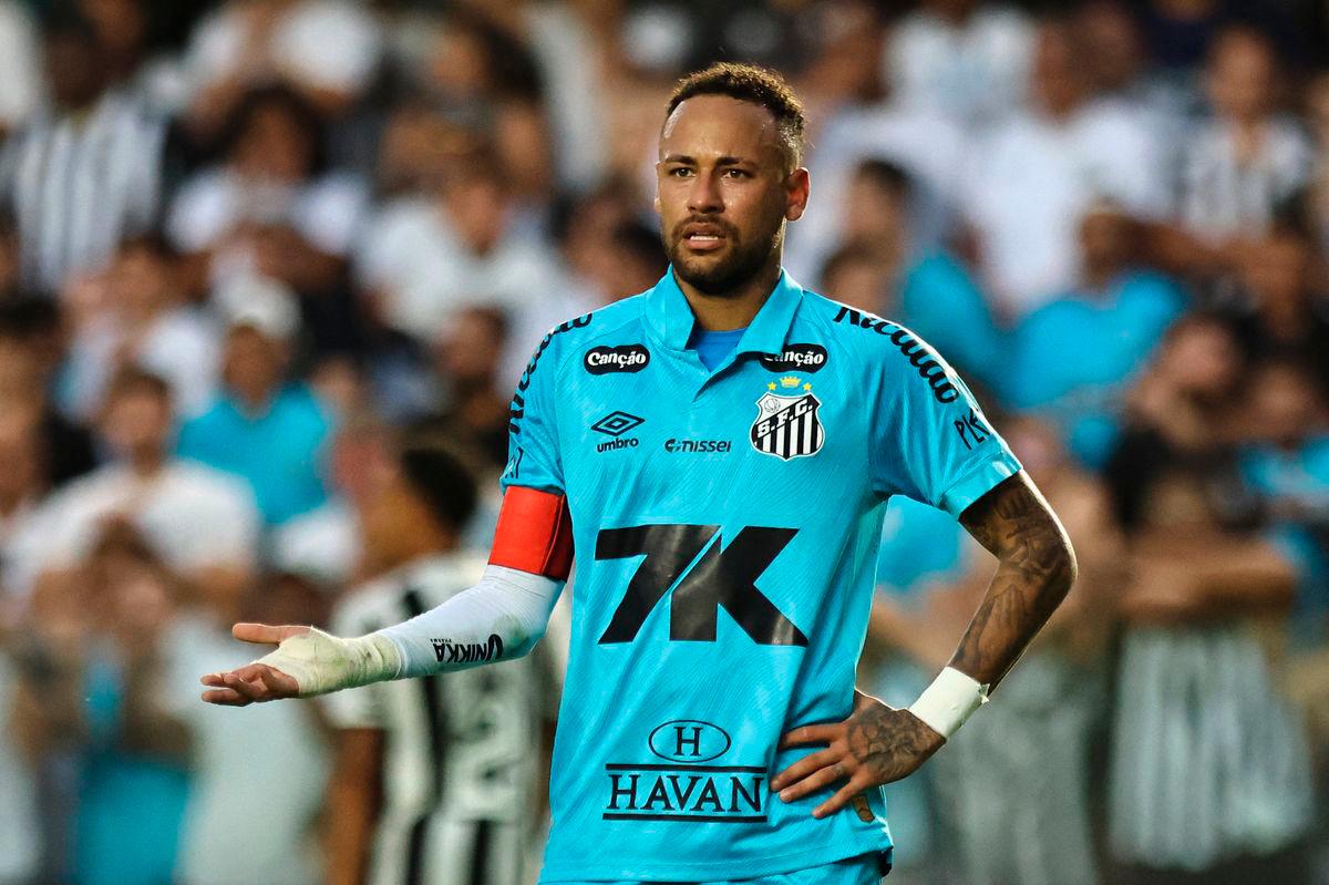 Santos’ Neymar reacts REUTERSpix