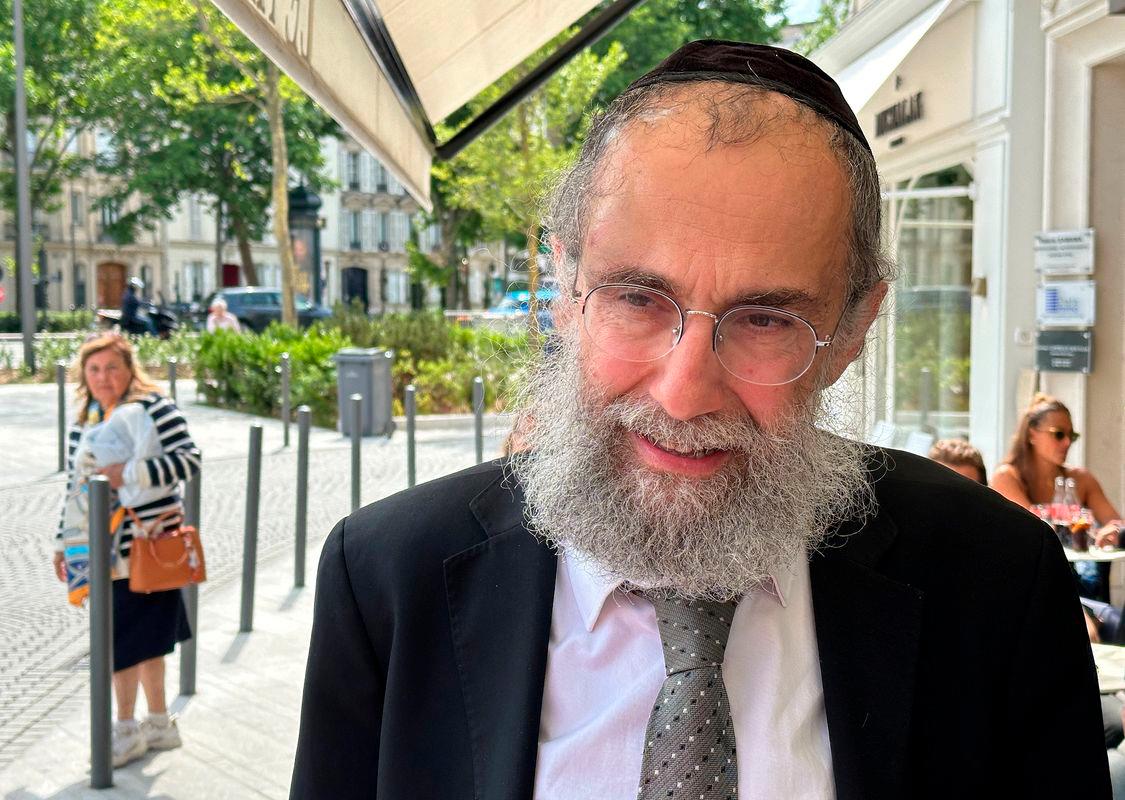 The rabbi, Elie Lemme - AFPPIX