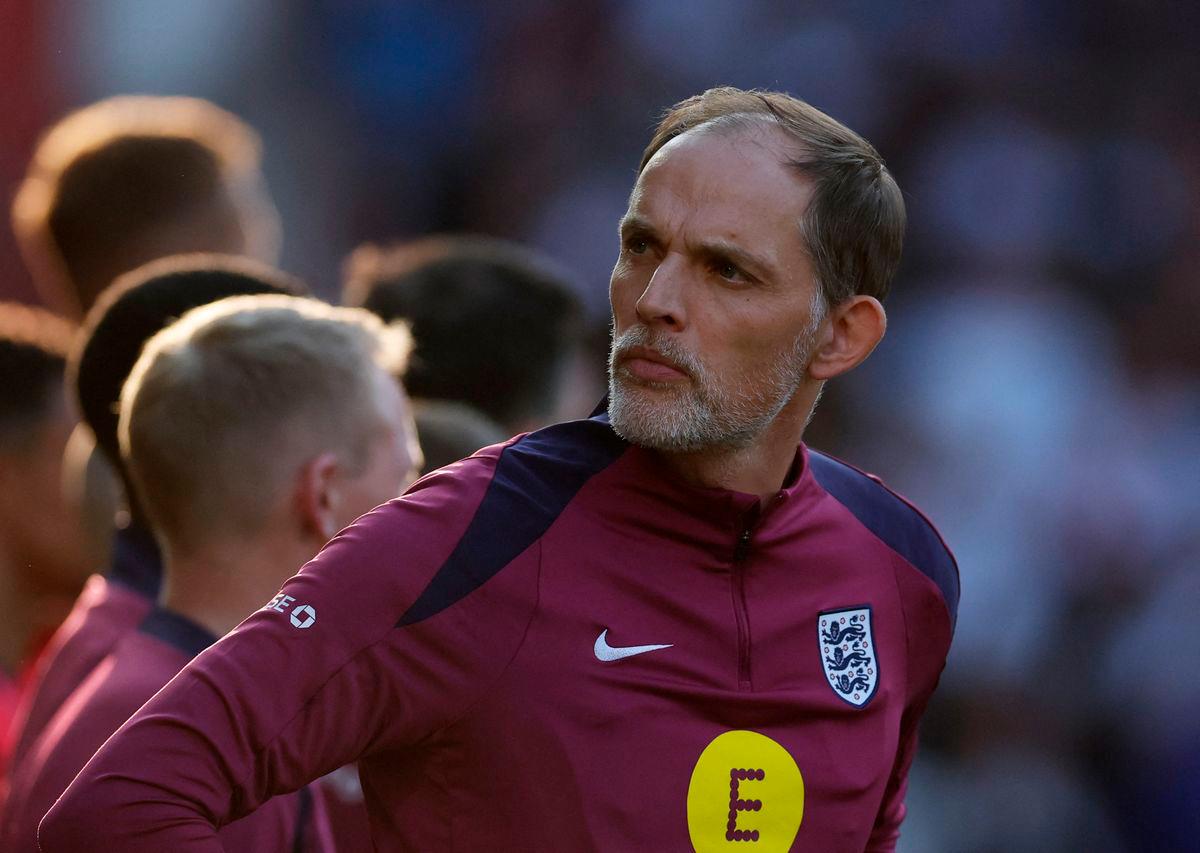 England manager Thomas Tuchel before the match REUTERS