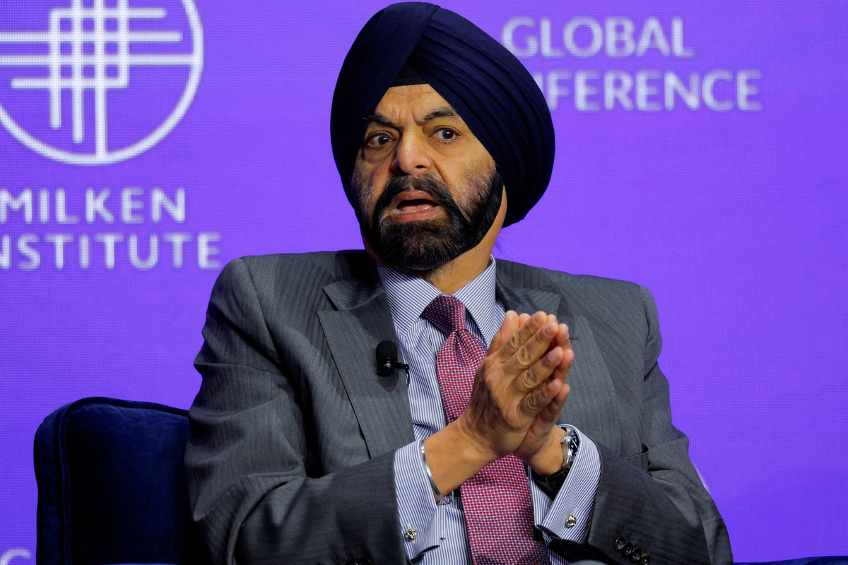 World Bank President Ajay Banga attends the Milken Institute Global Conference 2025 in Beverly Hills, California, U.S., May 5, 2025. - REUTERSpix