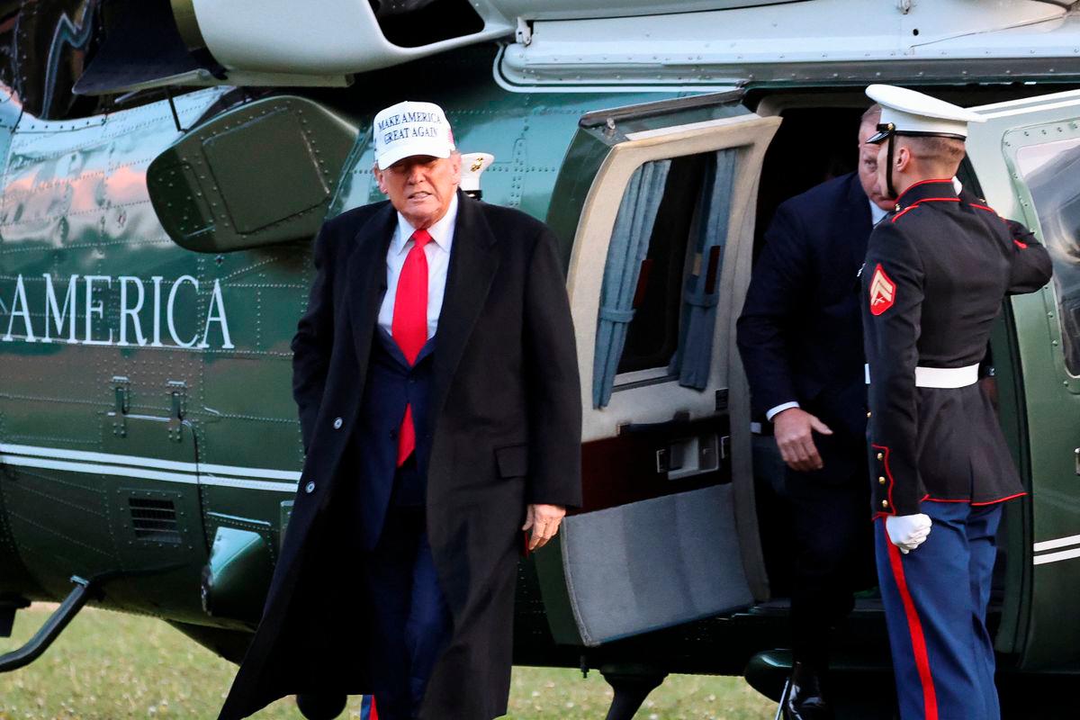 U.S. President Donald Trump arrives to attend the G7 Leaders’ Summit at the Rocky Mountain resort town of Kananaskis, Alberta, Canada, June 15, 2025. REUTERS