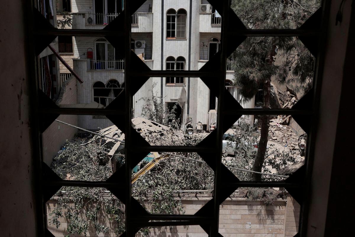 A view shows the aftermath of an Israeli strike on a building on Monday, after the ceasefire between Israel and Iran, in Tehran, Iran, June 26, 2025. - REUTERSPIX