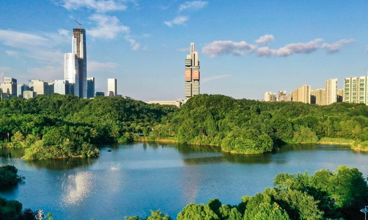 Guanshanhu district, Guiyang City, the venue of the Eco Forum Global Guiyang 2025.
